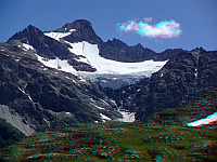 Susten - Passhöhe Gletscher 3D