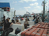 Elba - F�hre Deck