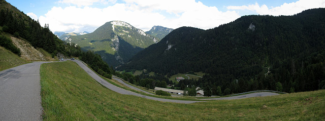 Corbier - Nordrampe Mitte Pano Landschaft