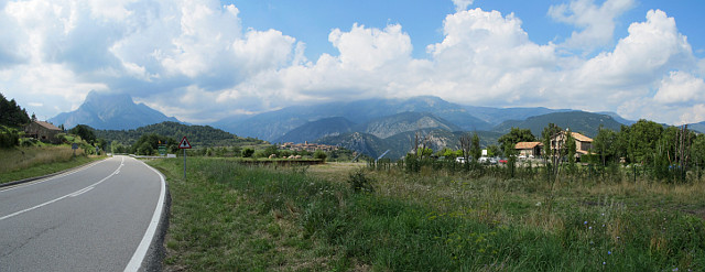 Trapa - Ostrampe oben Berg Pedraforca und CP