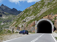Gavia - Südrampe Tunneleinfahrt