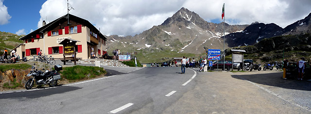 Gavia - Passhöhe Pano von Süden