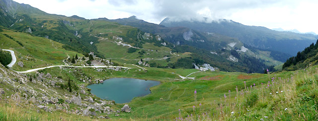 Areches - Nordrampe oben kleiner See