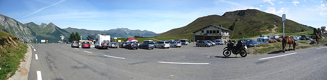 Soulor - Passhöhe Panorama
