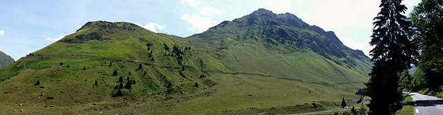 Tourmalet - Westrampe Mitte Pano 1 Berg