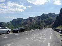 Tourmalet - Passhöhe Ostseite Parkreihen