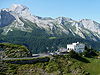 Aubisque - Westrampe oben Hotel von oben