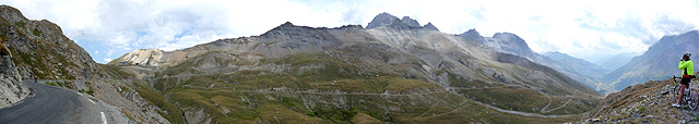 Galibier - Südrampe großes Panorama