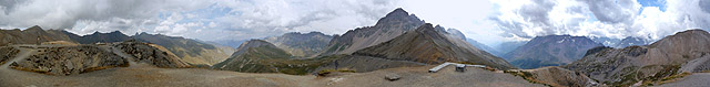 Galibier - Passhöhe Plattform Pano