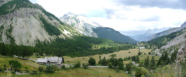 Cayolle - Südrampe Mitte Blick in Tal Pano