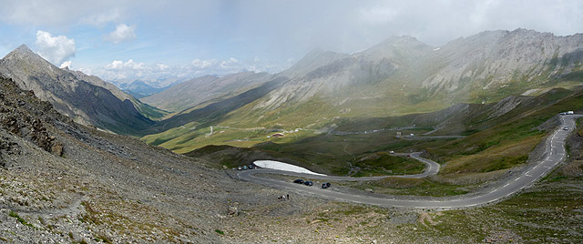 Agnel - Passhöhe Westrampe Pano