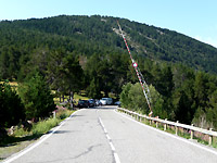 Ordino - Passhöhe Schranke