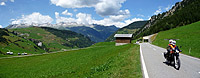 Lukmanier - Nordrampe oben Aussicht Panorama Bike