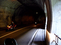 Lukmanier - Nordrampe unten im Tunnel