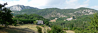 St. Raphaël - Südrampe Mitte Landschaft Pano