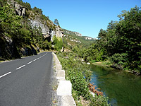 Dourbie-Canyon - Westen mit Fluß