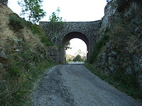Asclier - Passhöhe Brücke von Norden WW