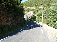 Trèvezel - Schlucht Süden Linkskurve