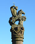 Donon - Passhöhe Statue Kopf