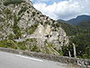 Turini - Westrampe Mitte Blick zurück Tunnel