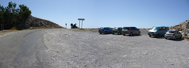 Graille - Passhöhe Pano von Norden