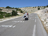 Mont Ventoux - Ostrampe unten Tourer