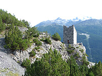 Torre di Fraele - Befestigungsanlage links
