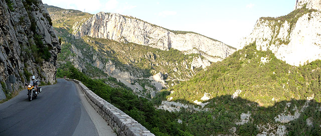 Ayen - Ostrampe oben vor Tunnel Pano