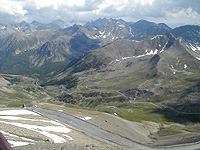 Bonette - Blick Richtung Moutière