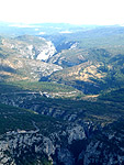 Barris - oben Blick auf Canyon de l'Artuby