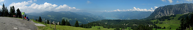 Glaubenbielen - Ostrampe oben Pano See