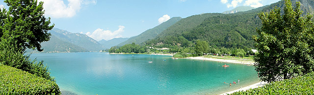 Lago di Ledro - Pano von Osten