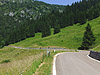 Tremalzo - Nordrampe oben Straße Blick zurück