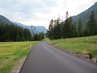 San Pellegrino - Westrampe Mitte Blick Westen