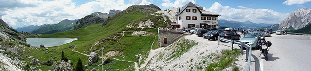 Valparola - Passhöhe Rifugio Panorama