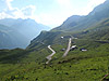 Klausen - Westrampe oben Blick ins Tal Westen