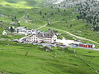 Sella - Nordrampe oben Hotels