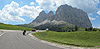 Sella - Nordrampe Mitte Bergmassiv Pano