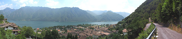 Spina - Ostrampe unten Pano Lago d'Idro