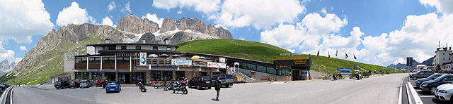 Pordoi - Passhöhe Seilbahnstation Pano