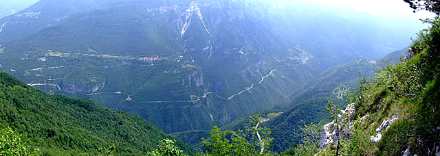 Monte Zugna - Blick auf Fugazze