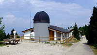 Monte Zugna - Observatorium von oben Pano