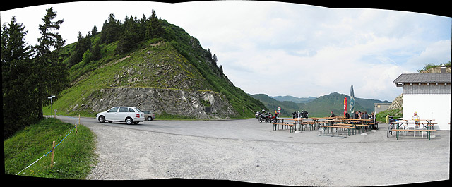 Furkajoch - Passhöhe Panorama Blick Osten
