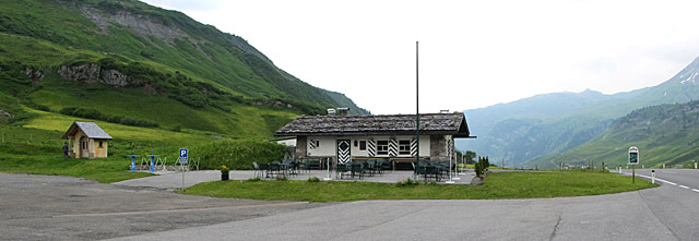 Flexen - Passhöhe Panorama