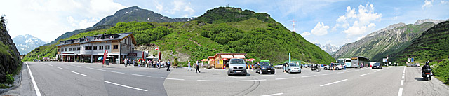 Arlberg - Passhöhe Panorama