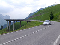 Hochtannberg - Westrampe Mitte Brücke von Seite