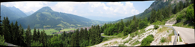 Oberjoch - Westen Talblick