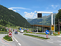 Reschen - Passhöhe Blick Talwärts