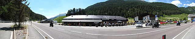Reschen - Passhöhe Südseite Pano