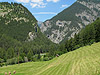 Finstermünz - Südrampe Blick Richtung Berg